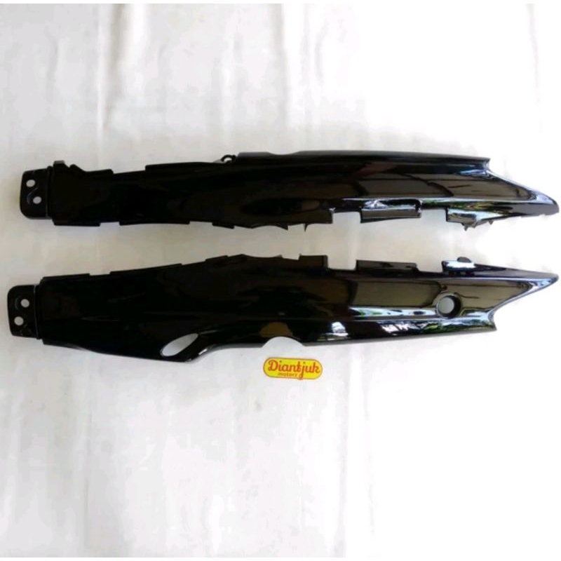 Cover Kempol Bodi Body Samping Belakang Set Hitam Kanan Kiri Yamaha F1ZR Vega R Lama Original