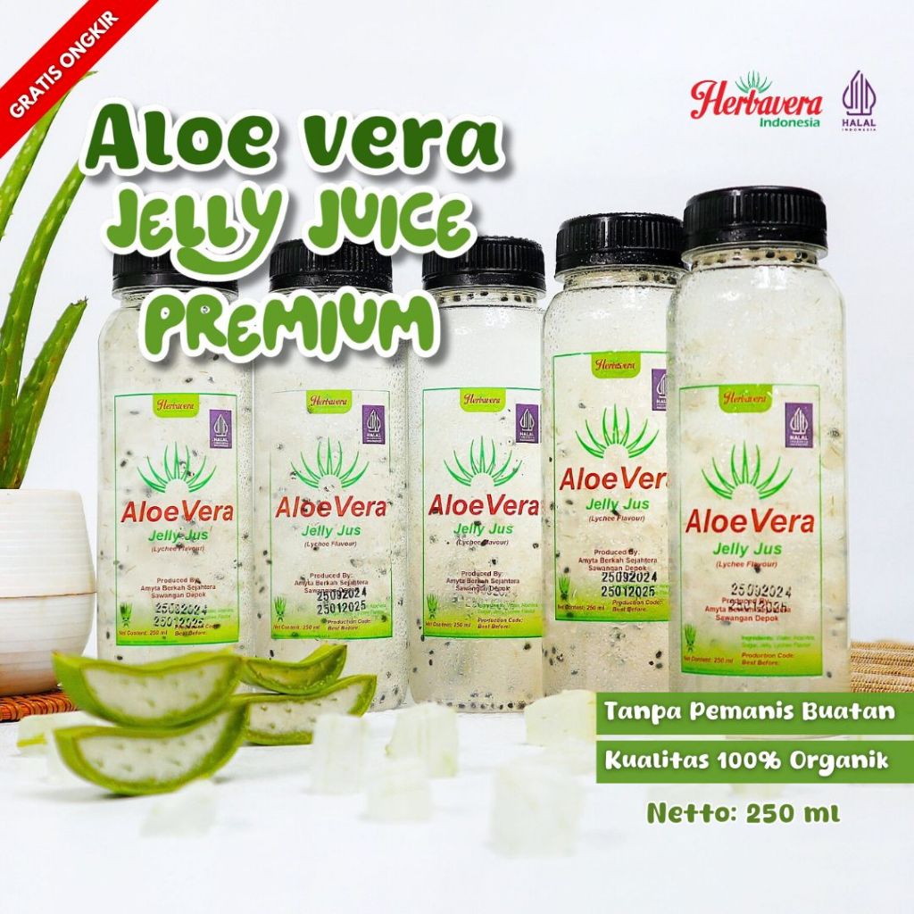 

Minuman Aloevera Lidah Buaya Jelly Jus Premium Herbavera