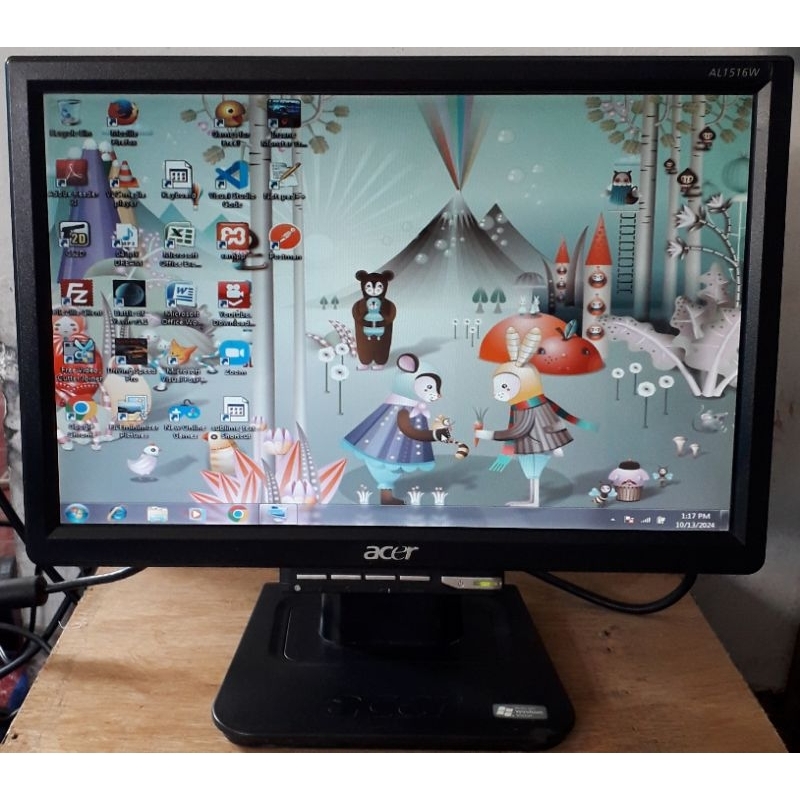 Monitor LCD Acer 16"seri AL 1516W