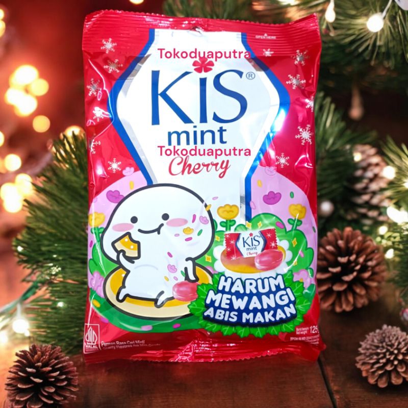 

Permen Kis Cherry 1 bag / kis mint cherry candy bag