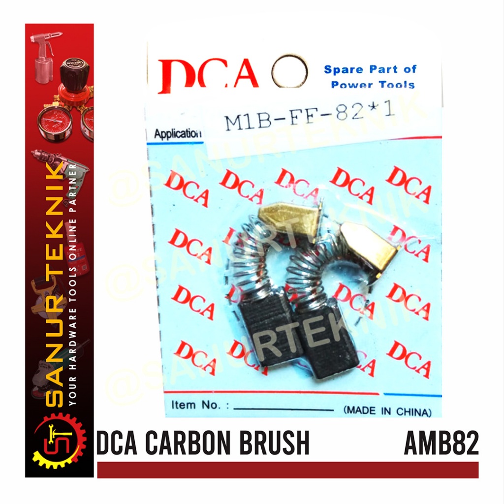 DCA Carbon Brush / Brostel / Arang Spul Mesin Planner 82 AMB82 AMB 82