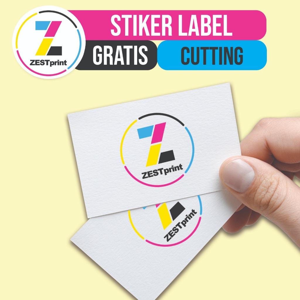 

Zest Print | Custom Sticker Label Kemasan Bahan Vinyl Waterproof