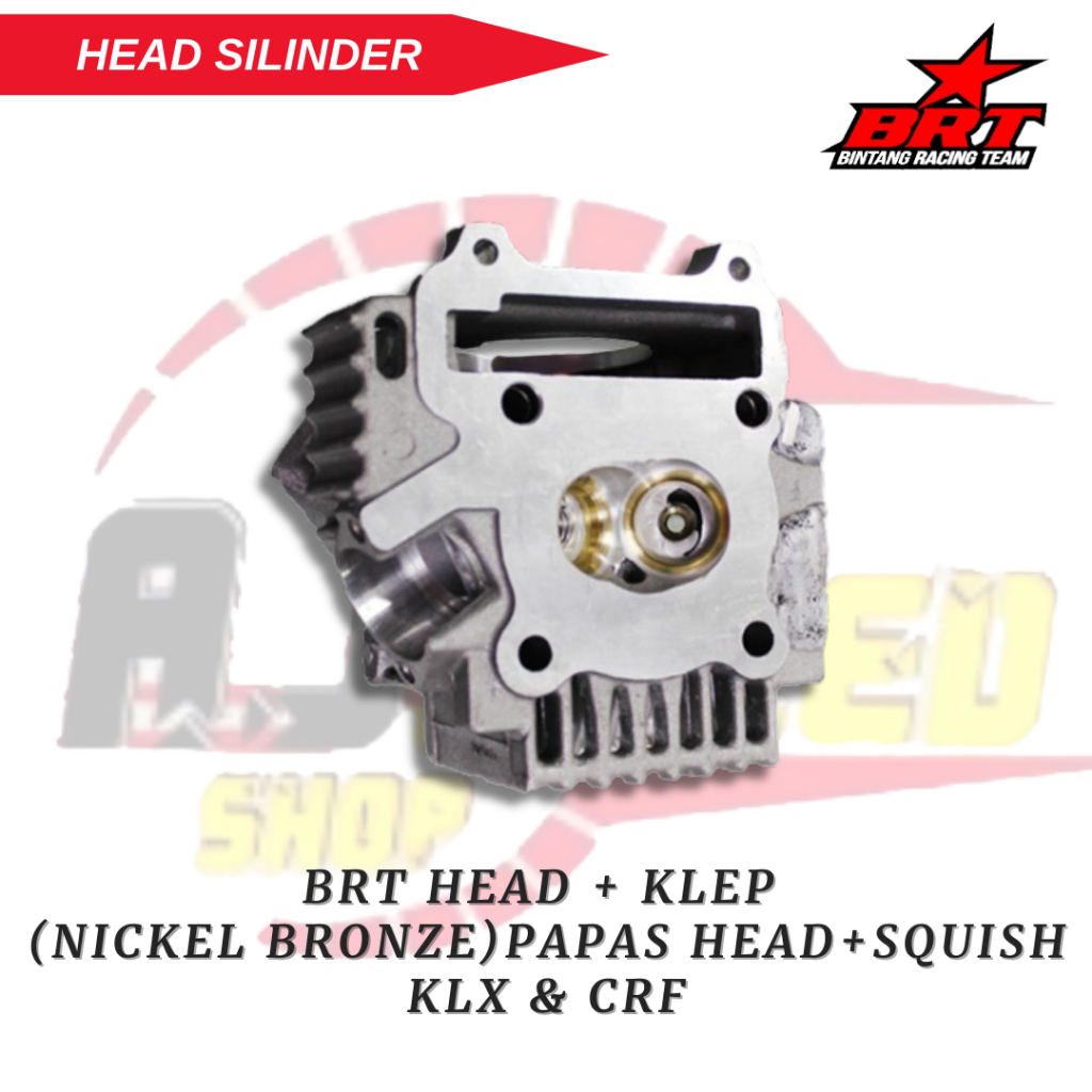 BRT Head Silinder Kop Klep CRF KLX Nickel Bronze Papas + Squish Set 34/29 31/25 Porting CNC