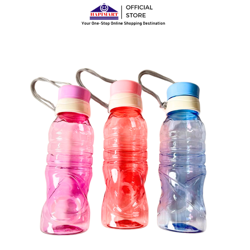 Botol Minum Plastik Warna Lucu /Botol Plastik Minimalis
