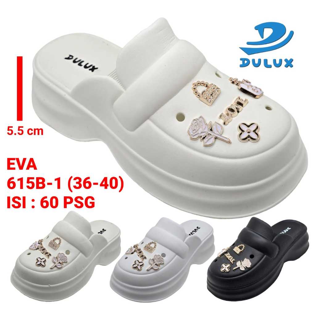 Sandal Wanita Dewasa, Sandal Fashion DULUX   || 615B ||  sandal Fashion  uk 36-40