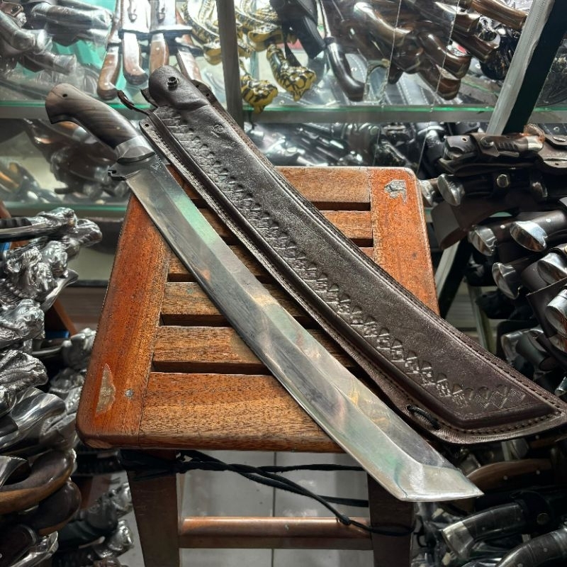 Kuat Tahan Lama Promo Pisau Cacah Tulang & Daging KopakRawing Panjang Bilah 40cm