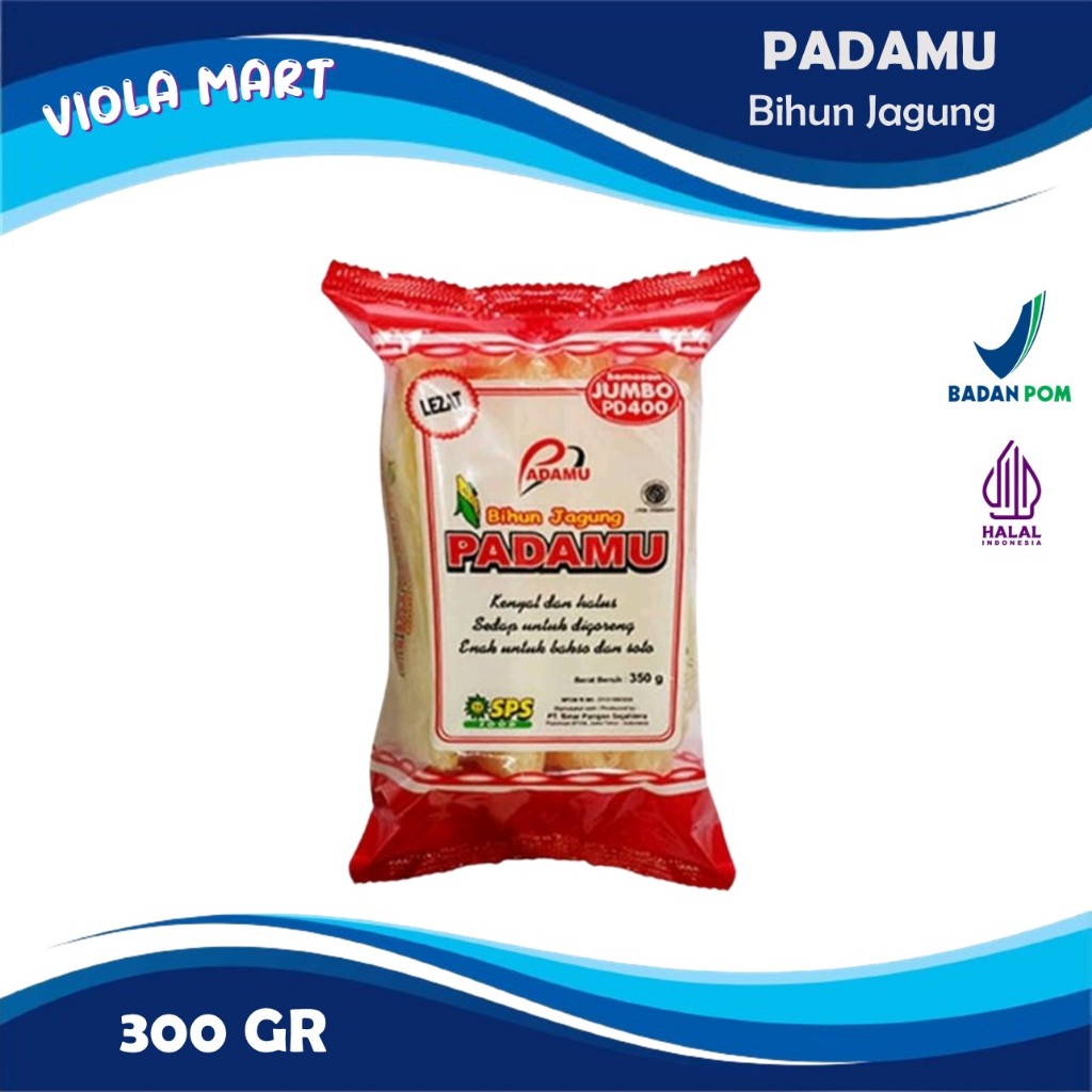 

Bihun Jagung Merk PADAMU 300gr BEST SELLER {Tersedia Harga Grosir}