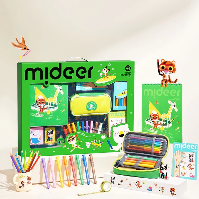 

Mideer Artist Stationery Set Perlengkapan Seni dan Alat Tulis Kado Hadiah Anak 3 4 5 6 7 Tahun