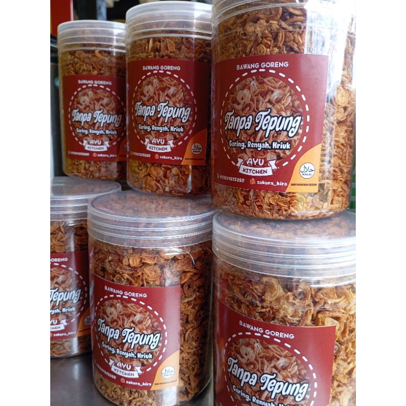

Bawang Merah Goreng Murni Tanpa Tepung By Ayu Kitchen