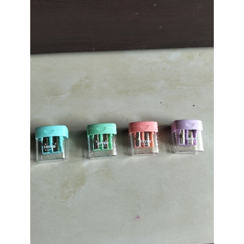 

Rautan Pensil Joyko 2 lubang untuk pensil & crayon (B-24PTL)