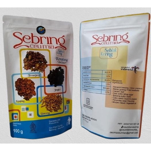 

Sebring Ceu Mia Seblak Kering 100 Gr 100Gr UMKM 03