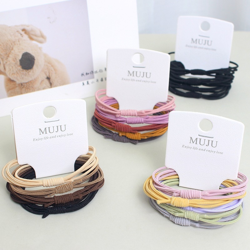 IKAT RAMBUT KOREA POLOS SET / TALI RAMBUT  / TALI RAMBUT KOREA WANITA