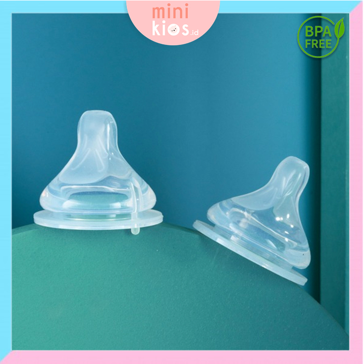 DOT GEPENG Wide Neck 5cm / Silikon Dot Wide Neck 5cm Gepeng / Dot Gepeng Untuk PIGEON