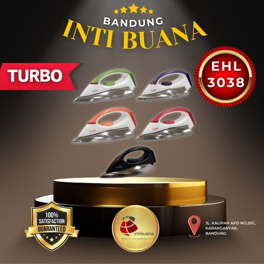 Setrika TURBO EHL3038 Dry Iron EHL 3038