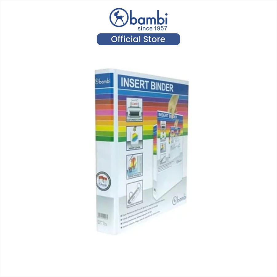 

Bambi Insert Binder 3 Ring 2131M A4