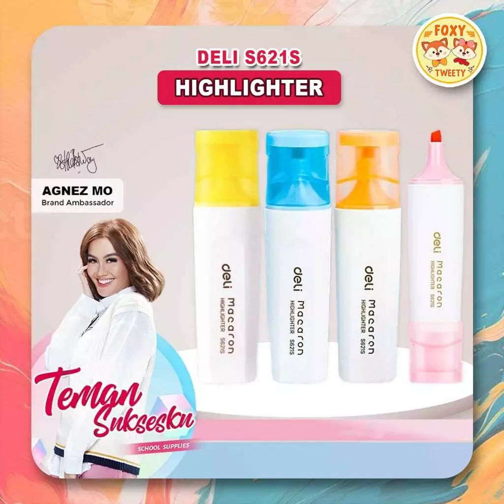 

Deli Highlighter / Penanda Bagian Penting Warna Cerah 3 Warna - ES621S