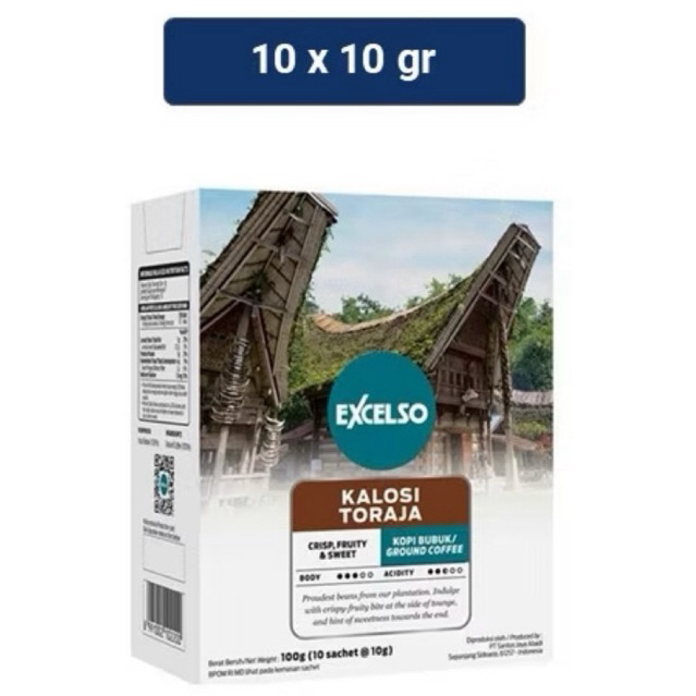 

Excelso Kalosi Toraja Kopi 10 x 10gr