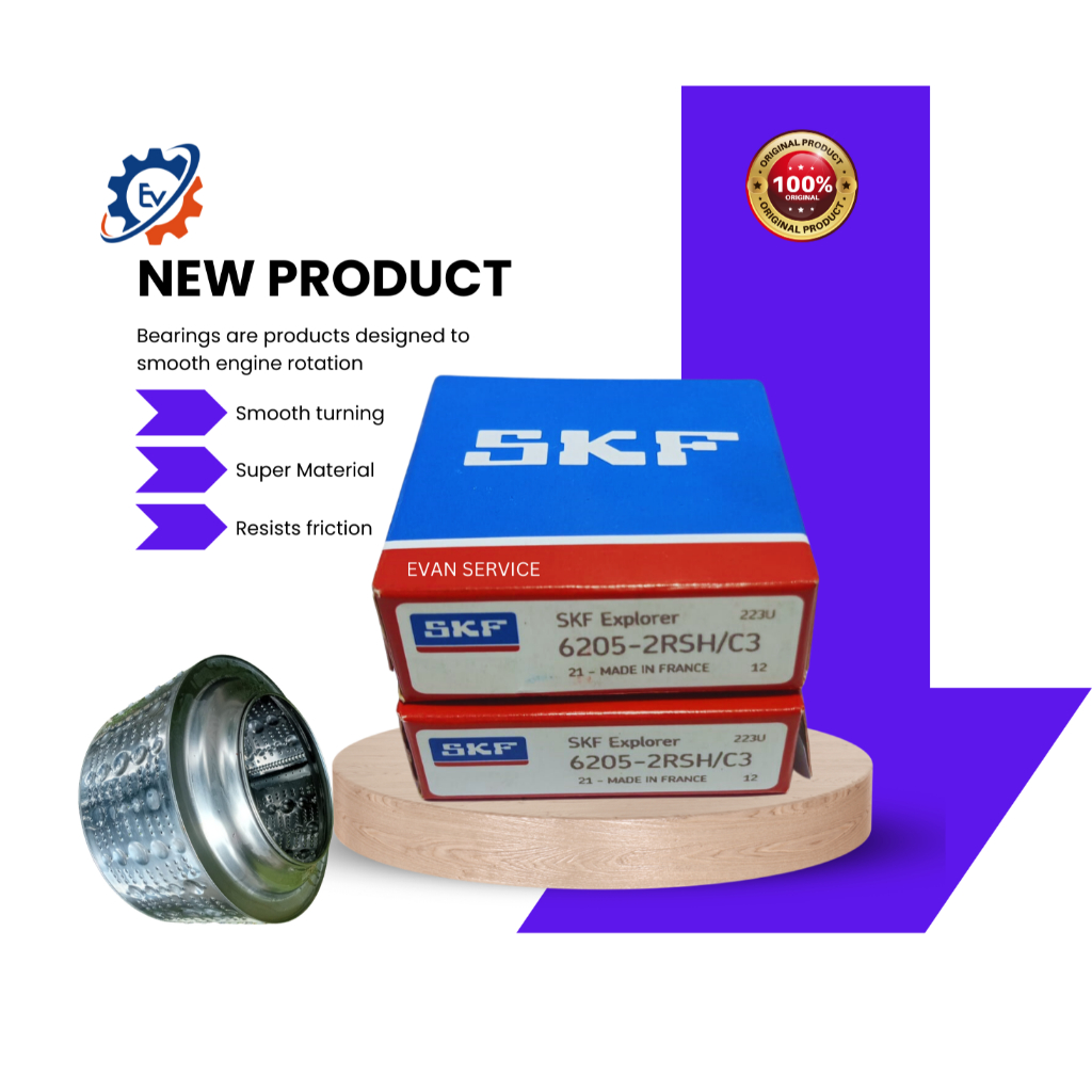LAHER/BEARING 6205-2RSH C3 SKF
