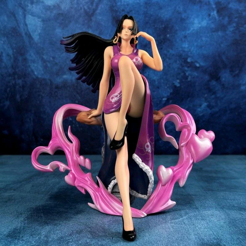 Action Figure Boa Hancock Duduk Prajurit Marine 20cm GK One Piece Collection Mero Mero No Mi