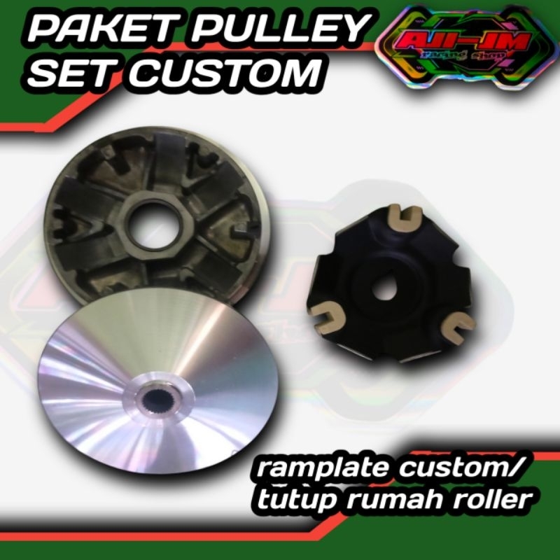 paket upgrade cvt Vario 150 Vario 125 Vario kzr old kirian matic Pulley set custom tutup rumah rolle