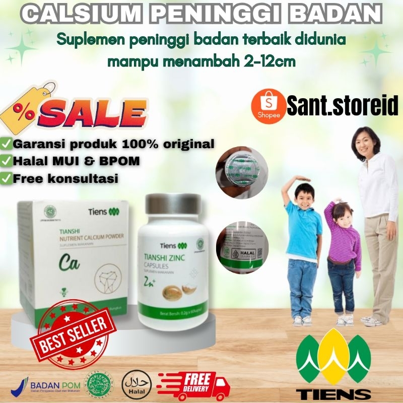 

TIENS PENINGGI BADAN ORIGINAL Susu NHCP Dan Zinc Capsule