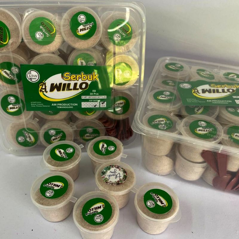 

SUSU SERBUK WILLO 1 toples isi 30 enak murah