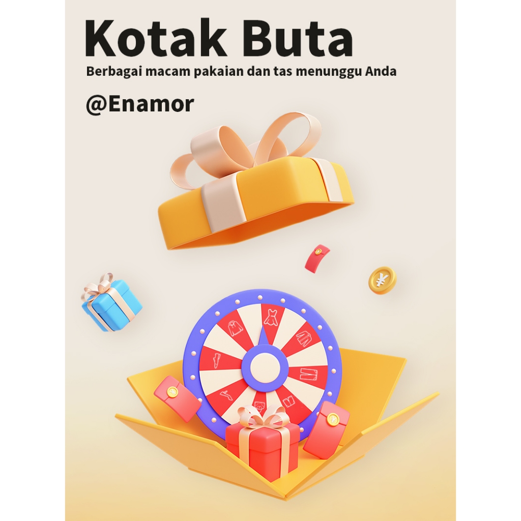 

[Enamor] tas keberuntungan Pengiriman acak