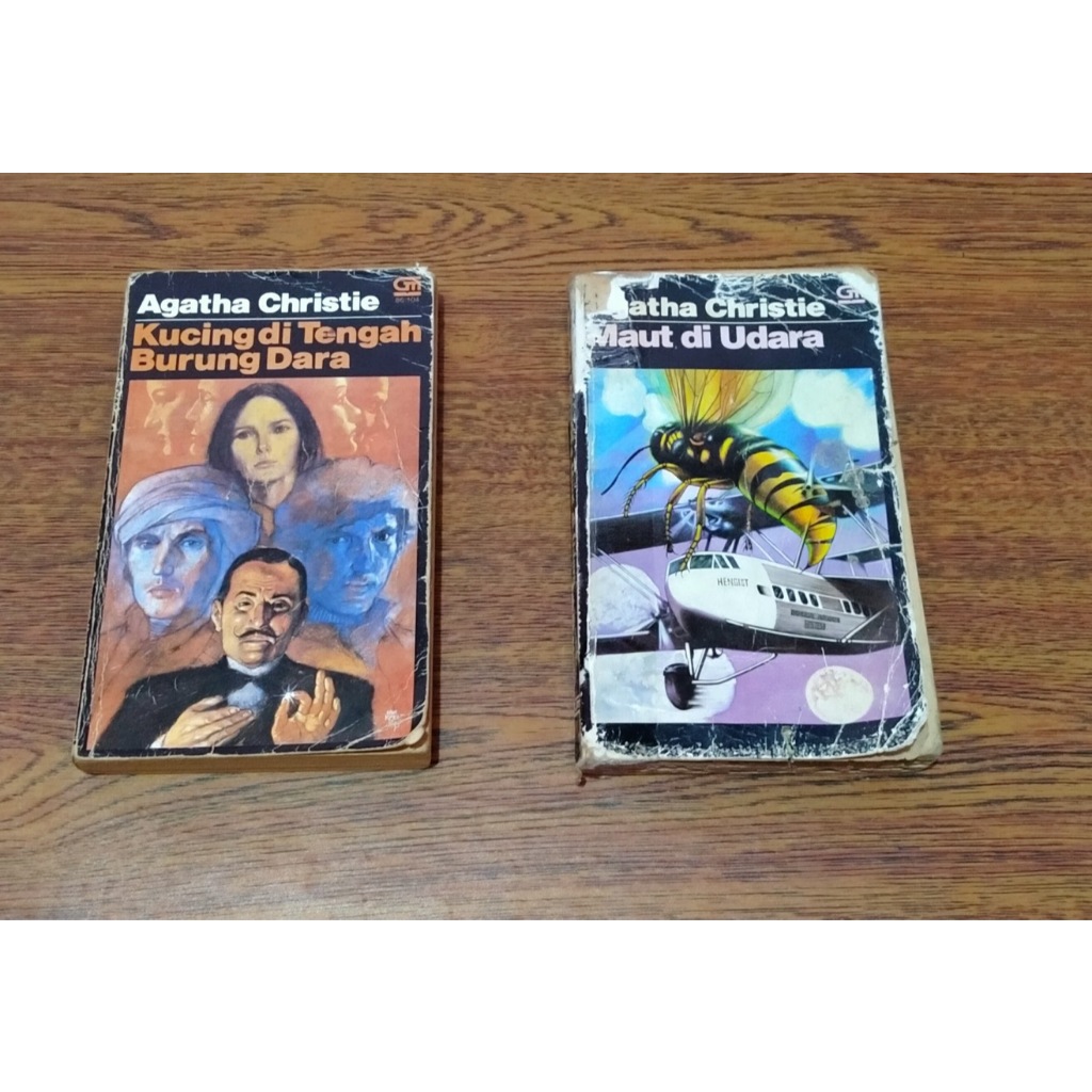Novel Bekas Agatha Christie thiller detektif kasus