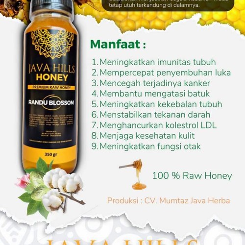 

MADU PREMIUM RAW HONEY RANDU BLOSSOM 350gr