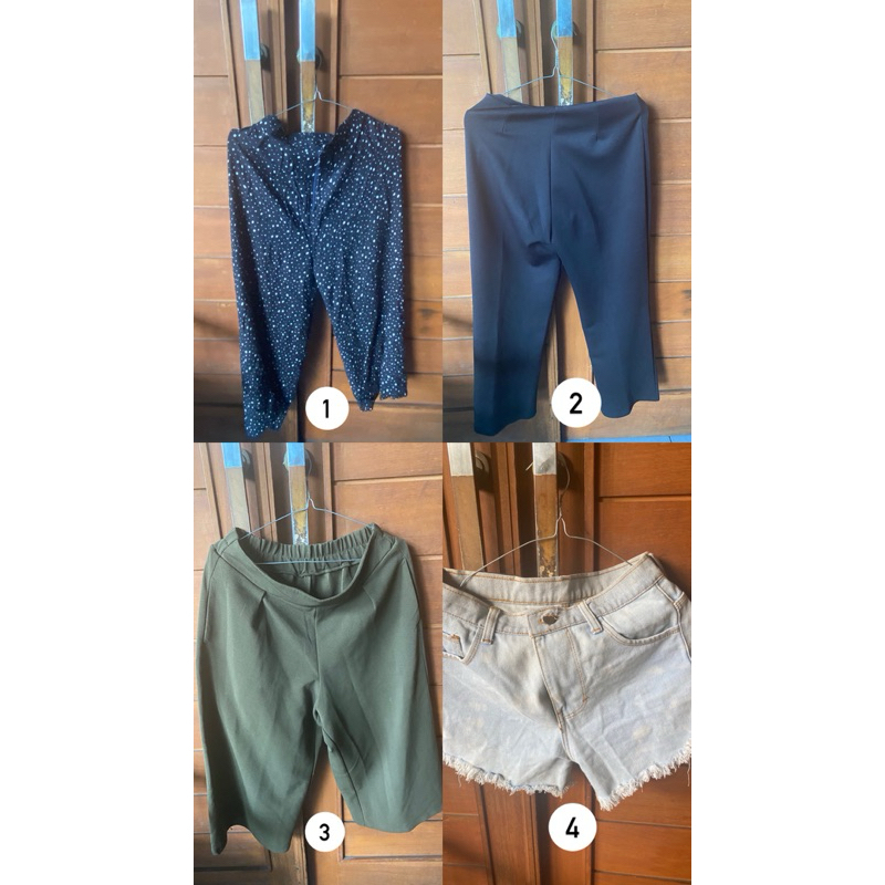 PRELOVED CELANA KULOT WANITA DAN CELANA PENDEK LEVIS