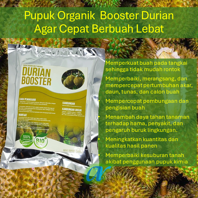 PUPUK ORGANIK BOOSTER DURIAN, Pupuk Tanaman Durian