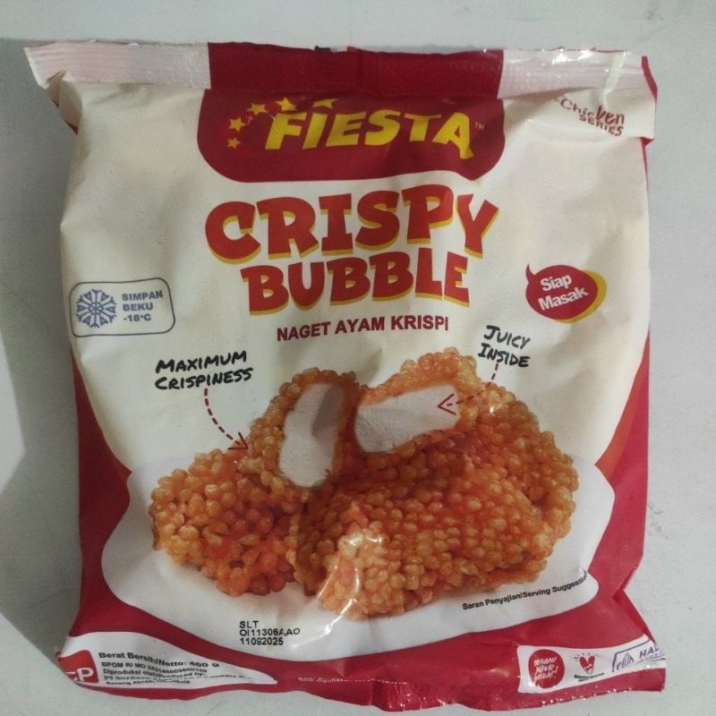 

Fiesta Nugget Crispy bubble 400gr