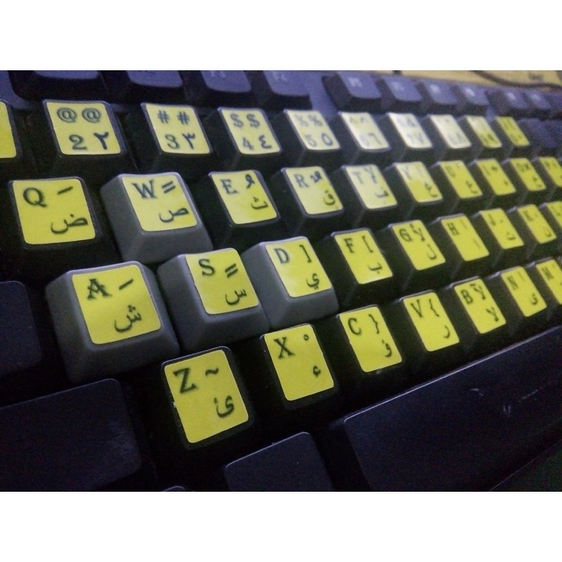 Sticker Keyboard Laptop Bahasa Arab / Stiker