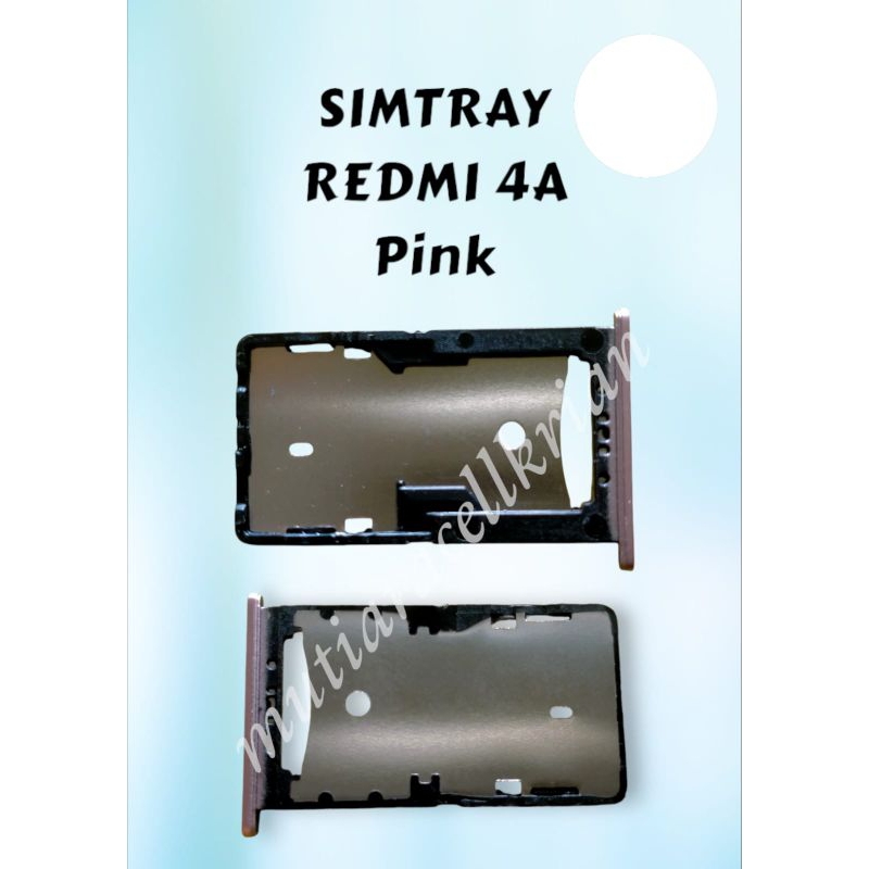 SIMTRAY / SLOT KARTU SIM REDMI 4A PINK