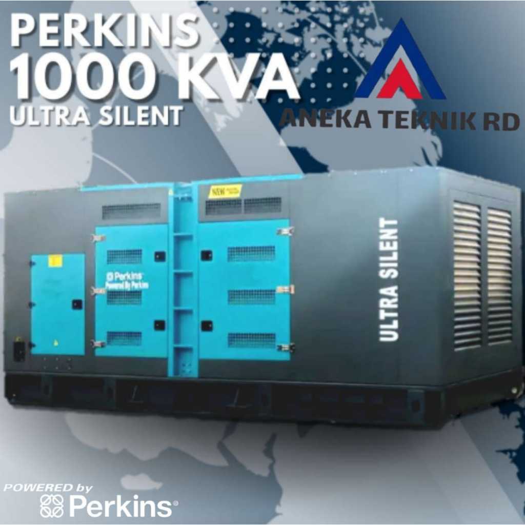 Genset 1000KVA Perkins Diesel - Ultra Silent