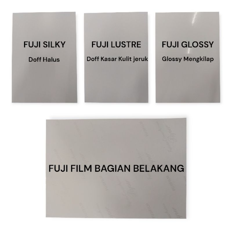 FUJI FILM KERTAS FOTO FUJI GLOSSY A4 / PAPER FUJI GLOSSY,SILKY,LUSTRE