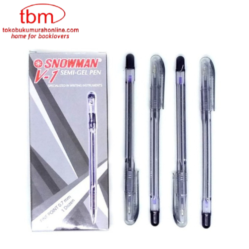 

TBMO BOLPEN SNOWMAN V-1 / Pulpen Bolpoin Snowman V1 V 1 V-1 0.7 mm