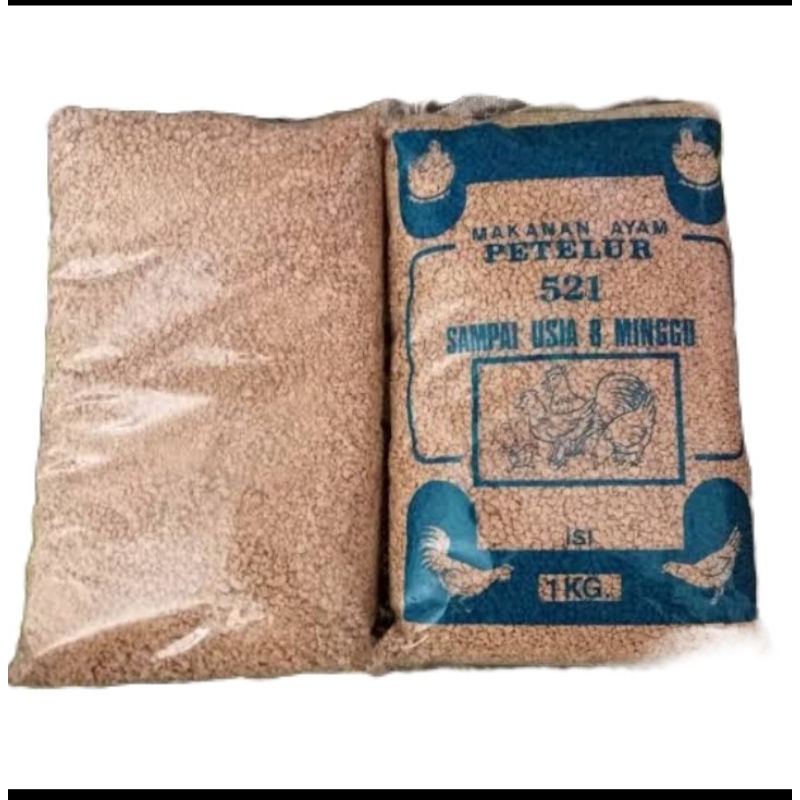 Pur Ayam Petelur 521 Pakan Ayam Petelur eceran repacking 1 kg