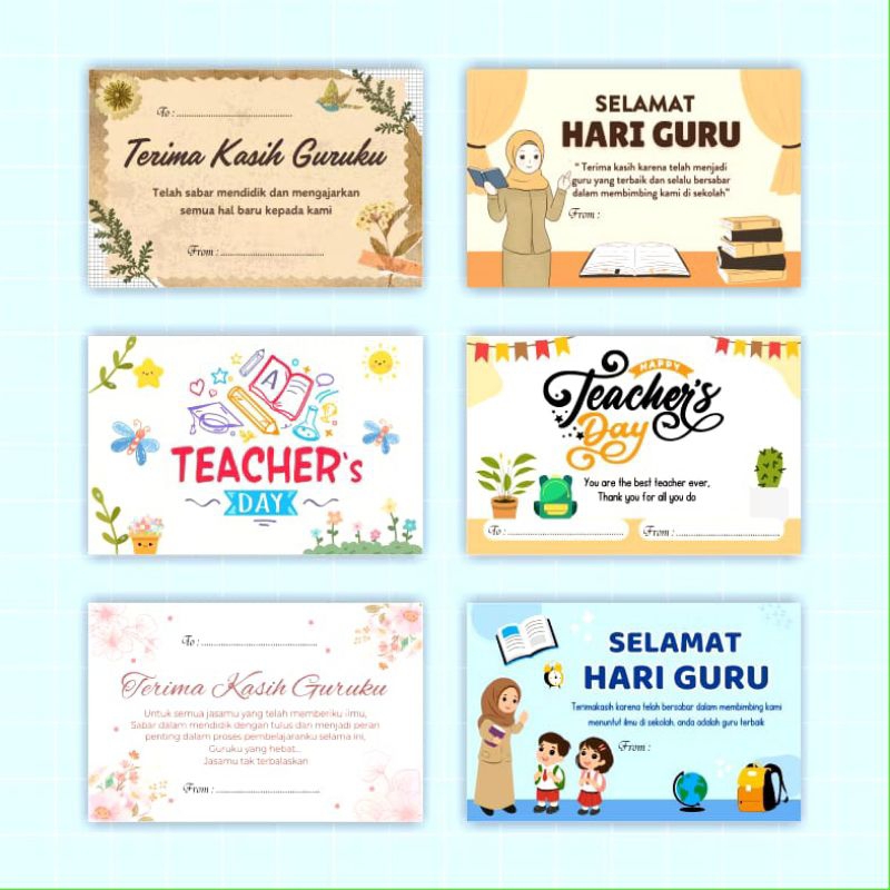 KARTU UCAPAN HARI GURU