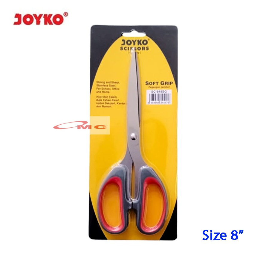 

Gunting Joyko Besar Tajam SC-848SG 8" 8 Inch Alat Potong Pemotong Kertas Kain Kardus Gunting SC-848 Scissors Gunting Stainless Gunting Tajam Serbaguna