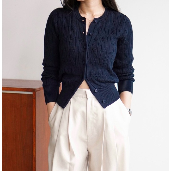 Murah karakiri  Carol Cable Knit Cardan