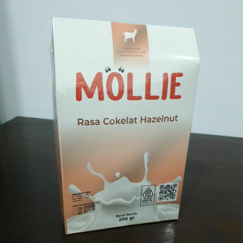 

MOLLIE susu kambing cokelat hazelnut 200 gr