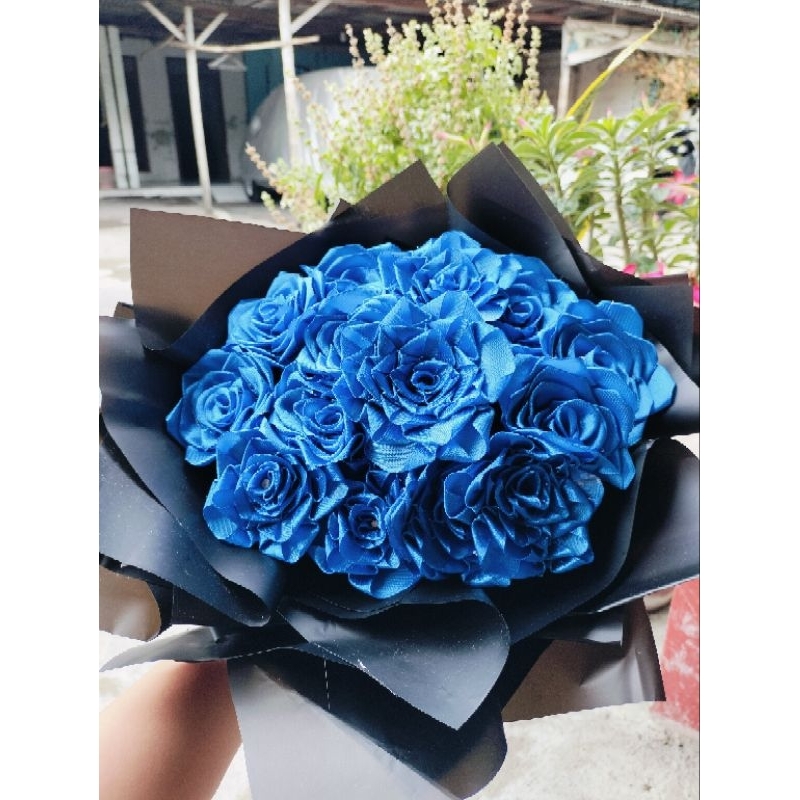 

buket pita satin 15 tangkai