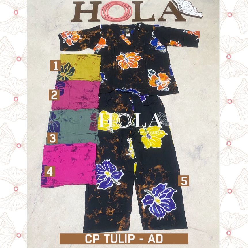 KODE D59S HOLAFASH  CP DEWASA SUNAN RAYA CP TULIP SETELAN BATIK MOTIF CETAK BATIK CETAK