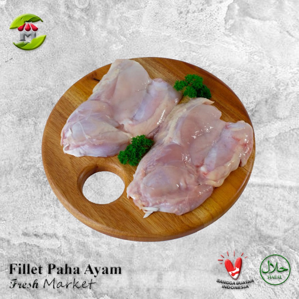 

[JAKTIM] Boneless Fillet Paha Ayam Tanpa Kulit Pack 970gr - 1kg