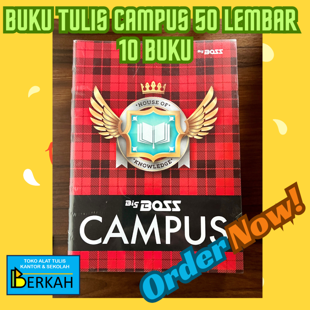 

Buku Tulis Campus 50 lembar isi 10 buku