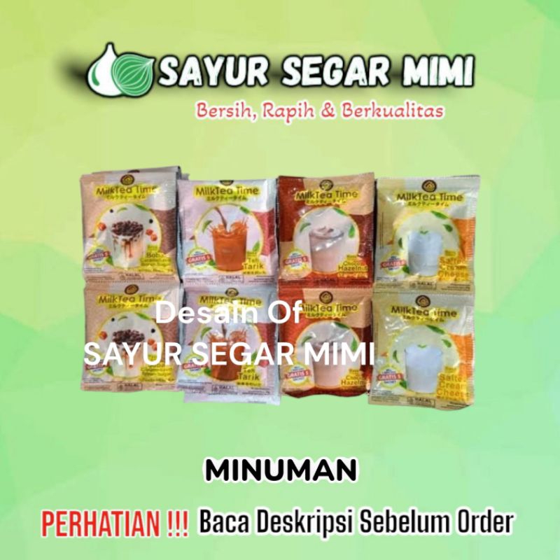 milktea time 1Renceng - Sayur Segar Mimi