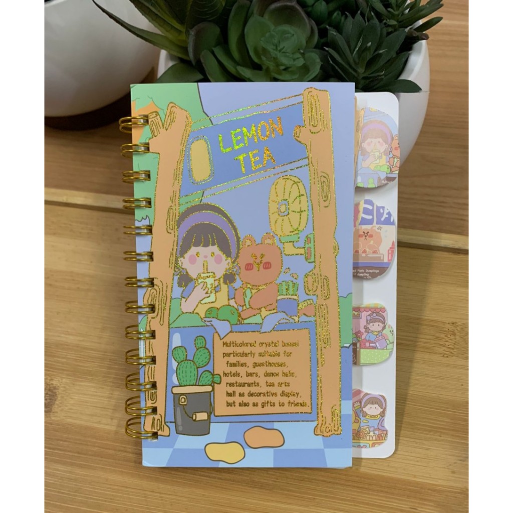 

Buku Diary Aesthetic / Buku Jurnal / Buku Catatan Karakter lucu HMX-32K