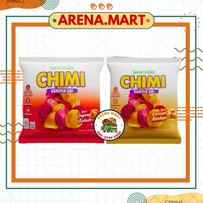 

Lemonilo Chimi Keripik Ubi Jagung Balado Karamel mentega 10g