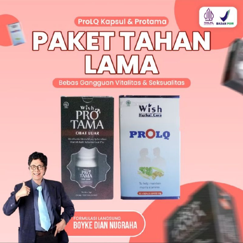 Paket Tahan lama obat kuat pria dr.boyke protama ProLQ